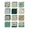 Idea-ology Double-Sided Cardstock 12"X12" 12/Pkg-Palette Collection: Teal